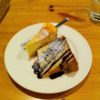 サナシカフェ チョコバナナケーキと菅谷りんごのベイクドチーズケーキ