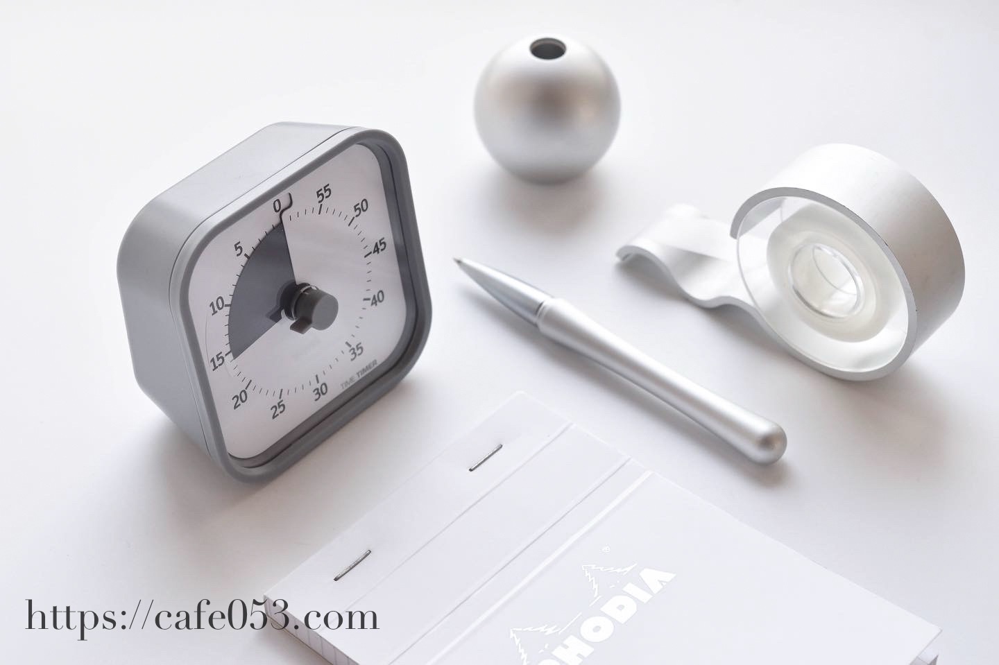 Time Timer(タイムタイマー) タイムタイマー モッド ペールグレー 残り時間の「見える化」、使用写真